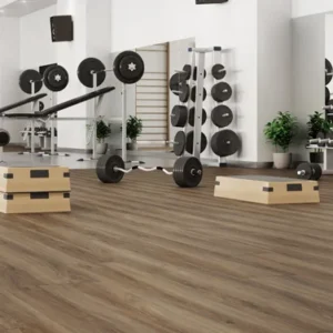 A gym with many different equipment and boxes.